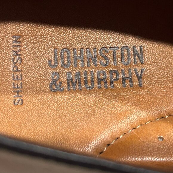 Johnston & Murphy Men\'s Cream and Brown Derby Shoes Size 10M main image 6